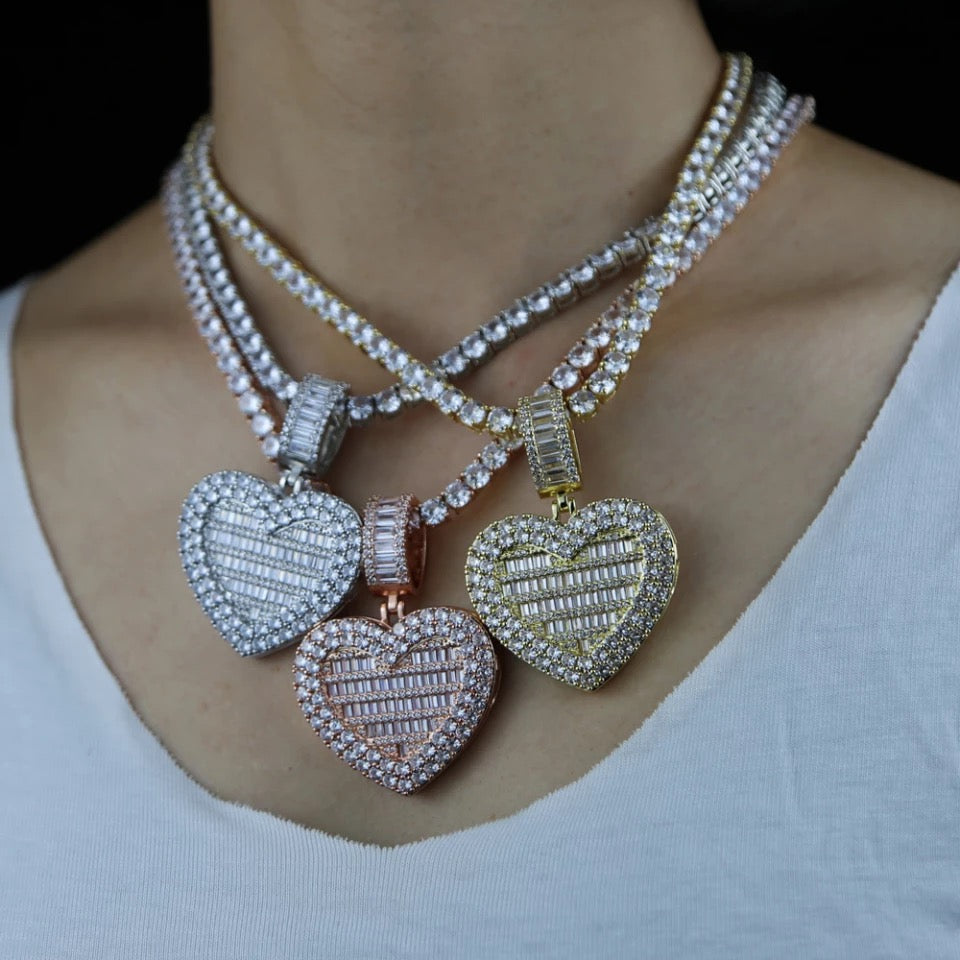 Zoe Heart-Shaped Locket Necklace