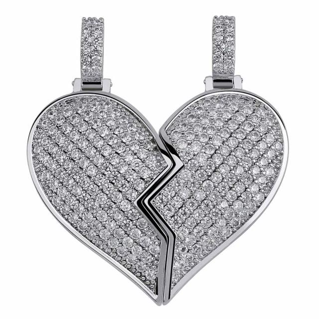 Everly Magnetic Heart Tennis Necklace