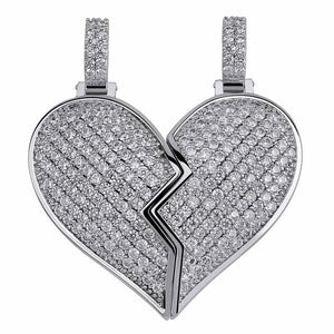 Magnetic Heart With Rope Chain Necklaces Men/Women Couples/Friendship