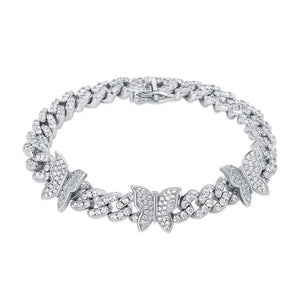 Samia Butterfly Cuban Bracelet