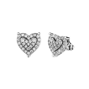 Dee Dee Heart Stud Earrings