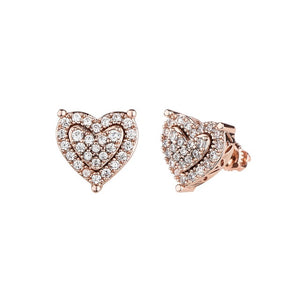 Dee Dee Heart Stud Earrings