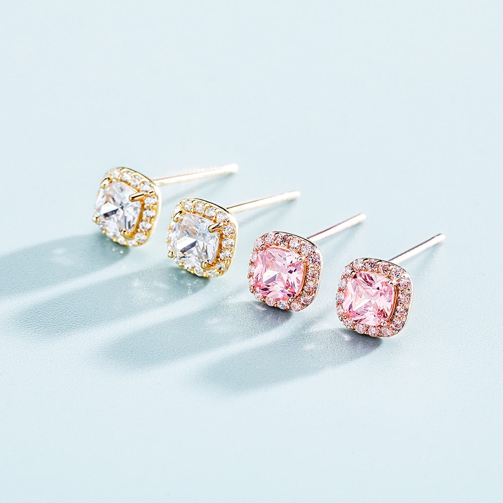 Rosie Baguette Stud Earrings