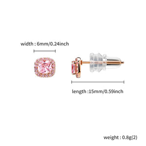 Rosie Baguette Stud Earrings