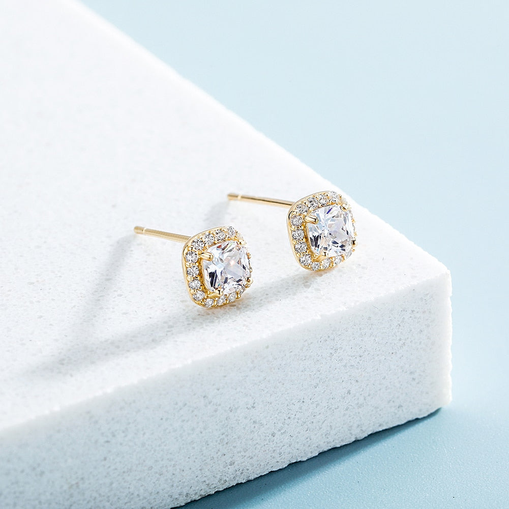 Rosie Baguette Stud Earrings