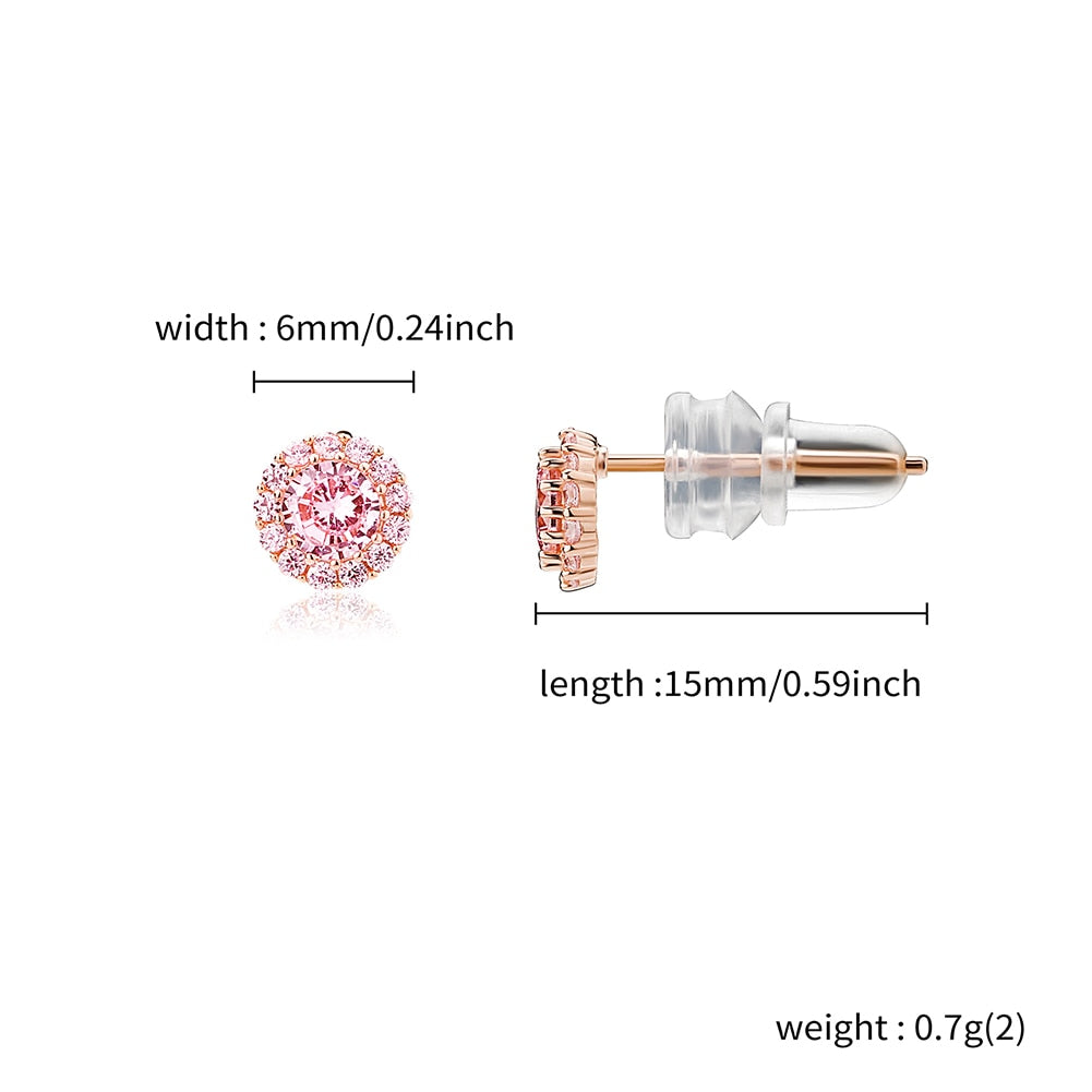 Penny Round Stud Earrings