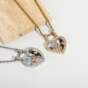 Twinnie Custom Photo Magnetic Pendant Necklace