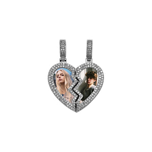 Twinnie Custom Photo Magnetic Pendant Necklace